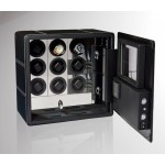 BROOKLYN STAINLESS STEEL BULLET PROOF GLASS WATCH WINDER SAFE