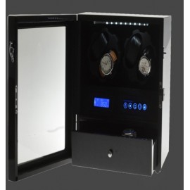 TIARA II CARBON FIBRE 4 SLOT WATCH WINDER