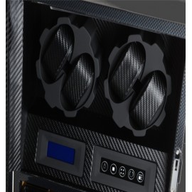 TIARA II CARBON FIBRE 4 SLOT WATCH WINDER